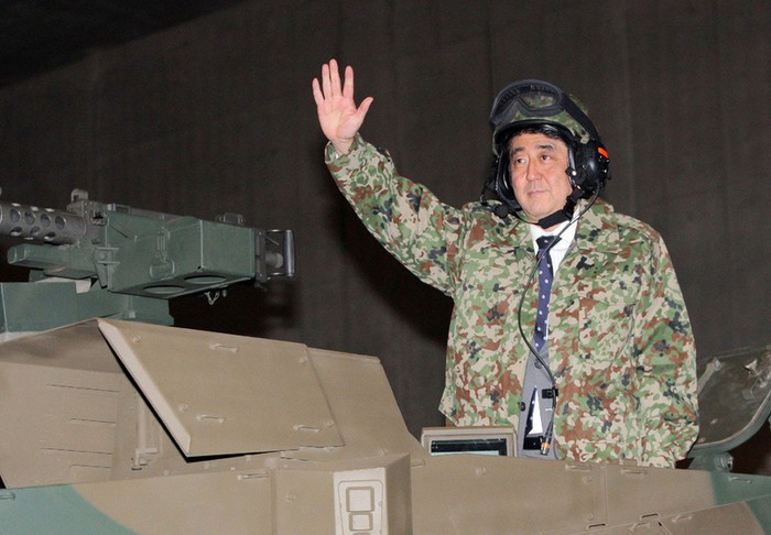 Thủ tướng Nhật Bản Shinzo Abe chủ trương xây dựng đổi tên Lực lượng Phòng vệ thành Quân đội